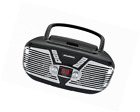 Srcd211-black Sylvania Portable Cd Boombox 058465804848