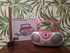 Srcd242d2 Sylvania Pink Portable Cd
