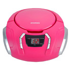 Srcd261 Srcd261c-pink-r Sylvania Portable Cd Boombox With Radio Pink