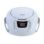 Srcd261c-wht-r Sylvania Portable Cd Boombox With Radio