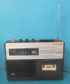 Af-3300 Standard Solid State 3 Band Compact Cassette Lf/am/vhf Aircraft Monitor Rare Work