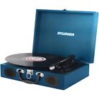 Stt102usb-blue Sylvania Usb Portable Suitcase Turntable With Speaker 058465804145