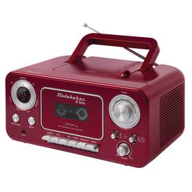 Studebaker 077283065378 Portable Stereo Cd Player With Bluetooth Am/fm Radio And Cassette Pla