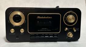 S82135 Studebaker Portable Stereo Cd Boombox Am/fm Radio And Cassete Recorder