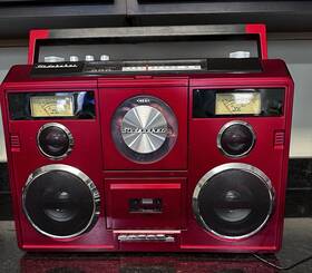 Sb2140r Studebaker Sound Station Bluetooth Boombox Cd/am-fm Radio/cassette Recor