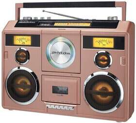 Sb2165rg Studebaker Sb2165rb Sound Station Bluetooth Boombox Cd/am-fm Radio/cassette