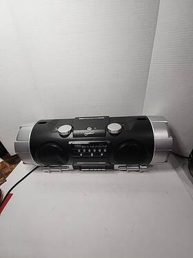 Sc-711 Supersonic Vintagesupersonic Portable Boombox Base Tube Cd/cass/radio/usb/sd Card