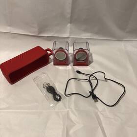 Sp833 Sylvania Tws Bluetooth Stereo Speaker Red