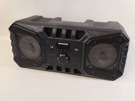 Sp837 Sylvania - Bluetooth Speaker Black 4wx2 Color Lights