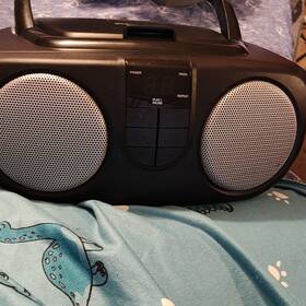 Srcd243m-c Sylvania Portable Cd Boombox Black Am/fm Radio Aux Input 2021