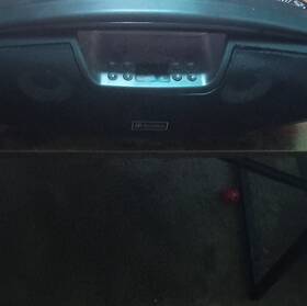 Tn-400s Sylvania Black Boombox Usb Input Portable Stereo With Integrated Speakers
