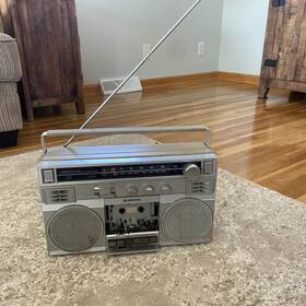 Prc-502 Symphonic Vintage 1980 Boombox Cassette Radio Works Don T