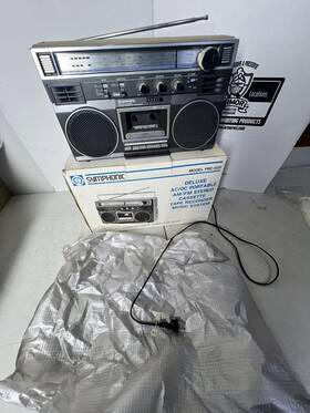Prc-505 Symphonic Prc505 Vintage Am/fm Stereo Cassette Recorder Boombox Box