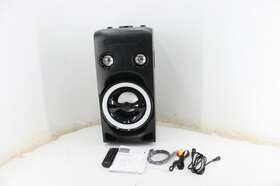 Tb-p10 Tiamboy See Notes Home Stereo Party Speaker W Lights Cd Dvd Player Fm Radio Aux