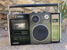 Actas-580 Toshiba Vintage Boombox Rt-580f Radio Cassette Player