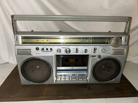 Rt-s723d Toshiba Vintage Retro Stereo Radio Cassette Recorder 17.5 Inches