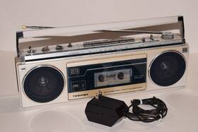 Rt-sf3 Toshiba Boom Box Radio - Cassette Not Working Works