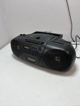 Tozai 049022058194 Vtg Portable Stereo Am/fm Radio Cassette Recorder Does Not Play Tapes