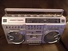 Trc-922 Lasonic Vintage Boombox Large Stereo Cassette Old Skool Radio