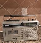 Trk-5110hr Hitachi Vintage Portable Stereo Cassette Recorder Boombox Untested