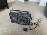 Trk-5160w Hitachi Stereo Boombox Tape Recorder Way Mic System Tested Working