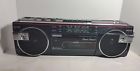 Trk-6400w Hitachi Vnt Boombox Cassette Player Working Ultra Rare