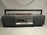 Trk-640w Hitachi Short Mid Wave Fm Radio Cassette Recorder Boombox Tested