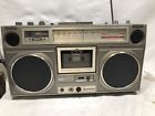 Trk-8020h Hitachi Hitatchi Stereo Cassette Recorder Ghetto Blaster Radio