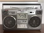 Trk-8280 Hitachi Vintage Perdisco Portable Stereo Cassette Recorder Boombox