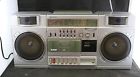 Trk-7700h Trk7700h Hitachi Vtg Large Classic Retro Silver Boombox Graphic Equalizer