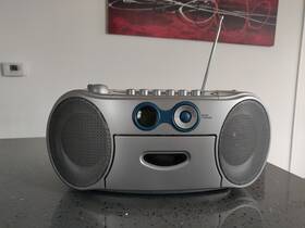 T350-b Tru-tech Trutech Cd Sterio Tape Boombox Model Tested Working