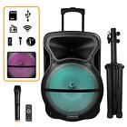 Trx-15d Trexonic Bluetooth Fm Radio Usb Portable Speaker Rechargeable Battery Tripod