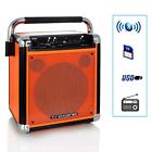 Trx-99org Trexonic Bluetooth Portable Pa Audio System Mic Microphone Rechargeable Battery