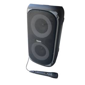 9525 Tzumi Super Bass Jobsite Speaker 10w Portable Bluetooth Microphone
