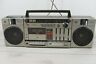 V326 Vintage Lloyds Stereo Cassette Recorder Radio Track Boombox Works Lloyd
