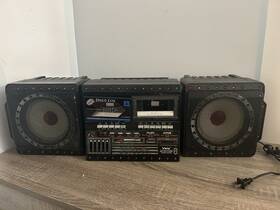 Dk-7000em Vela Vintage Boombox Disco Discolite Radio Rare