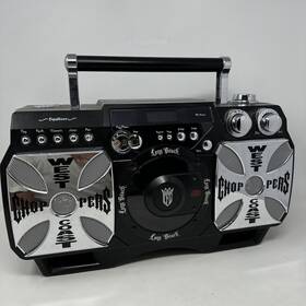 Wccc8000 West Coast Choppers Stereo Jammer Boom Box Vintage Garage Jessie James