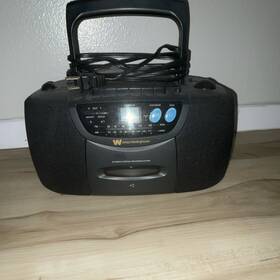 Wpdc-15103 White Westinghouse Black Radio/cassette Player. Model