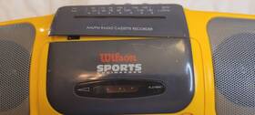 1030083 Wilson Rare Sports Cassette Boombox Am/fm Radio For Parts Not Working