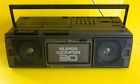 Wkc-200 D Seiko Instruments Vintage Boom Box Super Woofer Dual Cassette Stereo