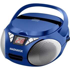 Md6924-bl World And Main 813164 Portable Top Loading Cd Boombox With Am/fm Stereo Radio In Blue