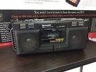 Wq-t232 Sharp Rare Boombox Double