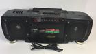 Wq-t238h Wq T238h Sharp Stereo Double Cassette Recorder Boombox Read Parts Repair