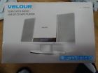 Yw-005 Velour Slim Clock Radio With Cd Fm