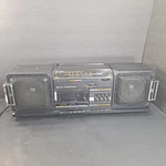 Sharp GF-330 Boombox Cassette Tape Deck Player Recorder Radio Vintage Black Read. Fixed Price $29.95.