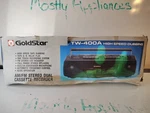 Vtg Goldstar Boombox TW-400A Double Stereo Cassette Blaster Portable New In. Fixed Price $203.85.