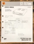 Sony Tuner Service Manual *original*. Fixed Price $14.97.
