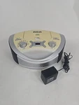 Rca RCD331WH Portable Player With Am/fm Radio (white)-works Great. Fixed Price $14.99.
