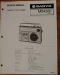 Sanyo M2438F Cassette Recorder Original Service Manual. Fixed Price $29.99.