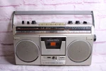 Vintage 1980'S Aiwa CS-220U Am/ Fm Radio Cassette Tape Recorder Boom Box. Fixed Price $50.00.